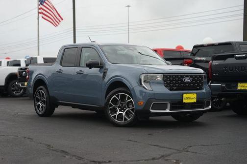 Azure Gray Metallic 2025 Ford Maverick Lariat