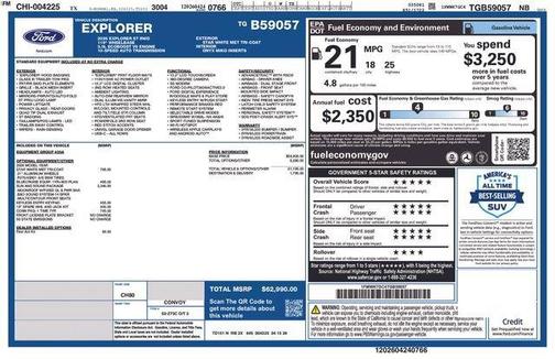 Star White 2026 Ford Explorer ST