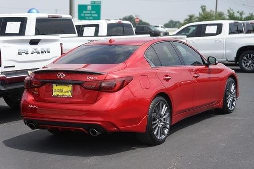 Dynamic Sunstone Red 2022 INFINITI Q50 RED SPORT 400