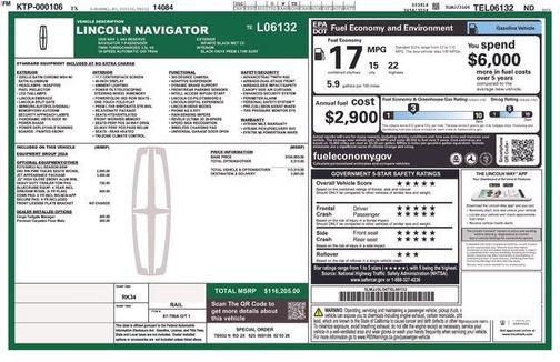 Infinite Black Metallic 2026 Lincoln Navigator L Reserve