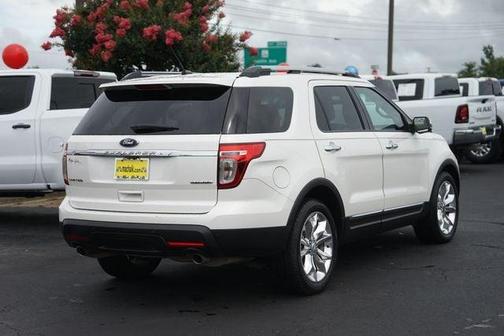 White Platinum Tri-Coat Metallic 2015 Ford Explorer Limited