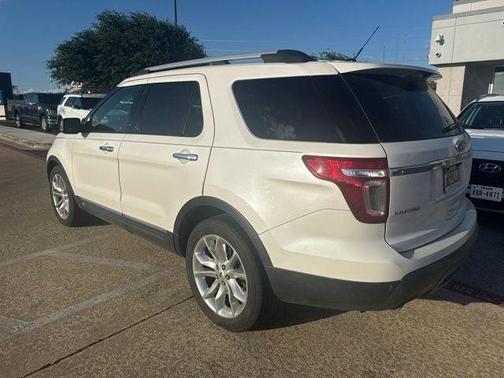 White Platinum Tri-Coat Metallic 2015 Ford Explorer Limited