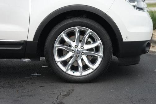 White Platinum Tri-Coat Metallic 2015 Ford Explorer Limited