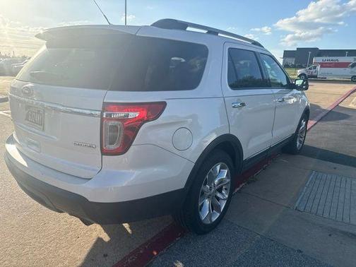 White Platinum Tri-Coat Metallic 2015 Ford Explorer Limited
