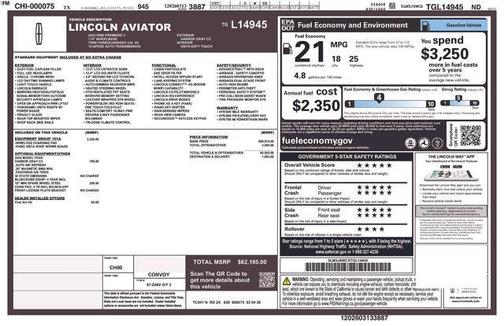 Harbor Gray 2026 Lincoln Aviator Premiere