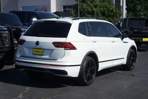 Opal White Pearl Effect 2024 Volkswagen Tiguan 2.0T SE R-Line Black