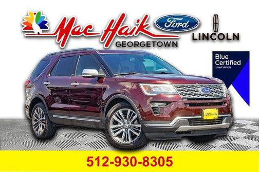 Burgundy 2019 Ford Explorer Platinum
