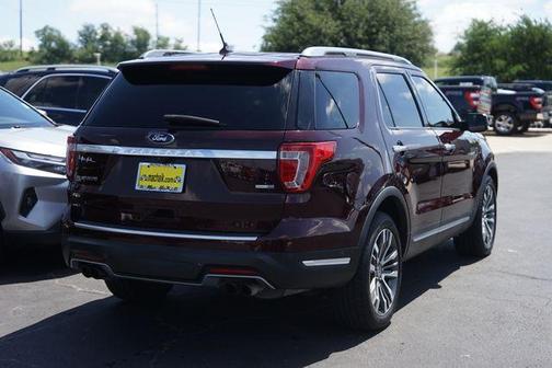 Burgundy 2019 Ford Explorer Platinum