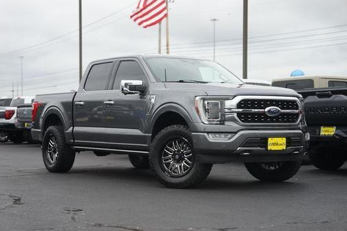 Gray Metallic 2022 Ford F-150 Platinum