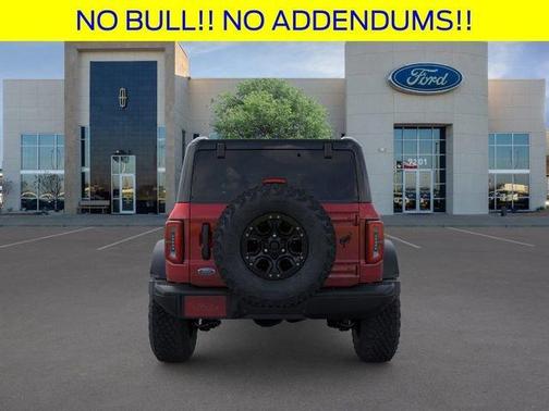 Red 2026 Ford Bronco Badlands