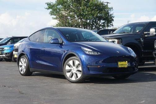 Deep Blue Metallic 2022 Tesla Model Y Long Range