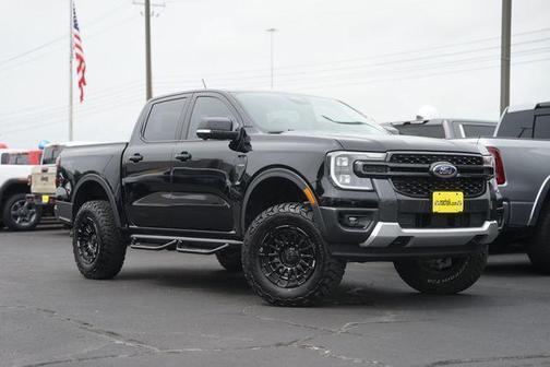 Shadow Black 2025 Ford Ranger Lariat