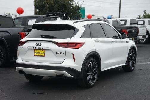 Radiant White 2023 INFINITI QX50 SPORT