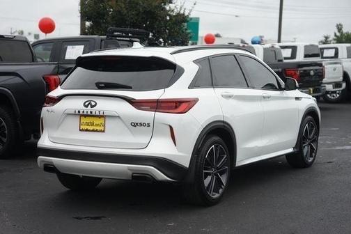 Radiant White 2023 INFINITI QX50 SPORT