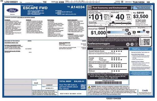 2026 Ford Escape PHEV