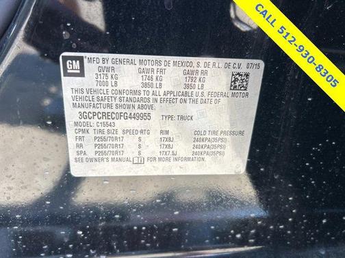 2015 Chevrolet Silverado 1500 LT