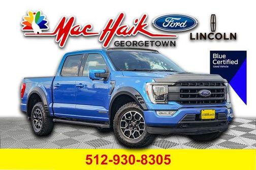 Velocity Blue Metallic 2021 Ford F-150 Lariat