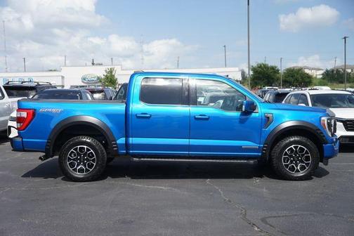 Velocity Blue Metallic 2021 Ford F-150 Lariat