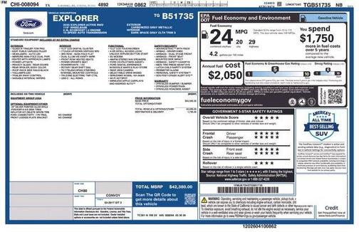Carbonized Gray Metallic 2026 Ford Explorer Active