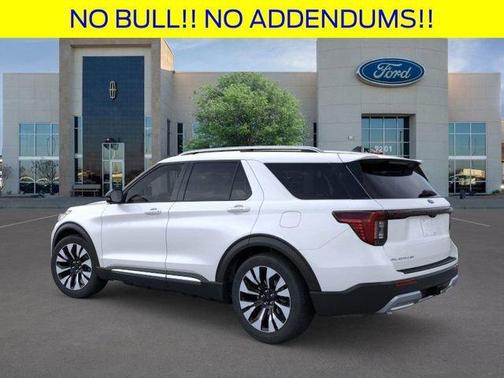 White 2026 Ford Explorer Platinum