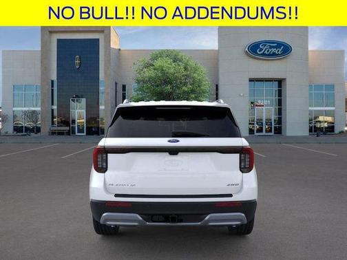 White 2026 Ford Explorer Platinum