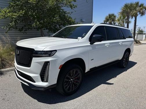 Crystal White Tricoat 2023 Cadillac Escalade ESV AWD V-Series