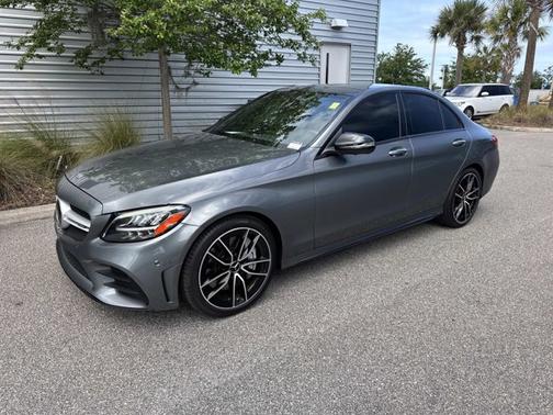 Gray 2021 Mercedes-Benz C-Class AMG C 43