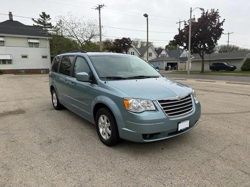 Blue 2008 Chrysler Town & Country Touring