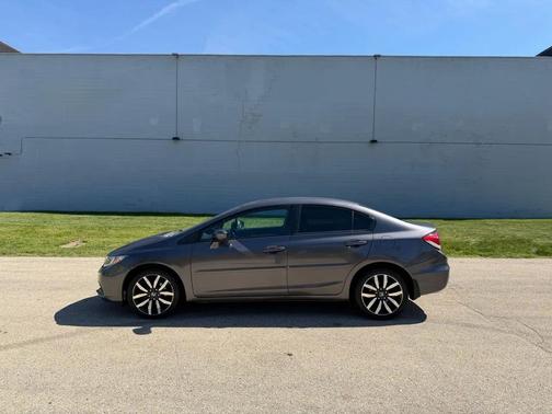 Gray 2015 Honda Civic EX-L