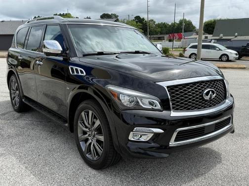 Black Obsidian 2017 INFINITI QX80 Signature Edition