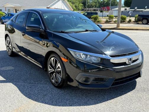 Black 2017 Honda Civic EX-T