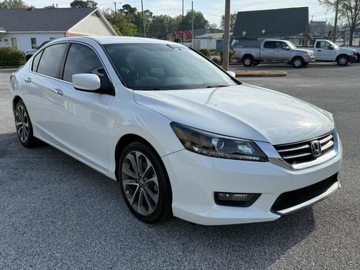White Orchid Pearl 2015 Honda Accord Sport