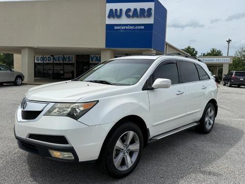 Aspen White Pearl 2011 Acura MDX 3.7L Technology