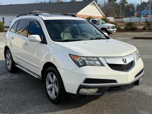 Aspen White Pearl 2011 Acura MDX 3.7L Technology