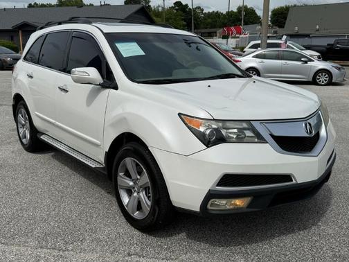 Aspen White Pearl 2011 Acura MDX 3.7L Technology