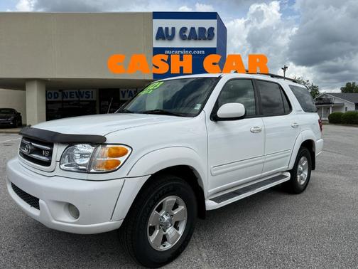 Natural White 2001 Toyota Sequoia Limited