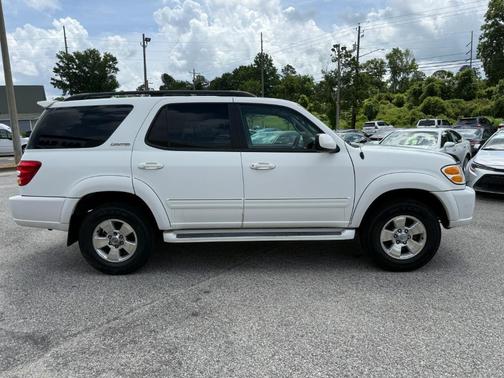Natural White 2001 Toyota Sequoia Limited