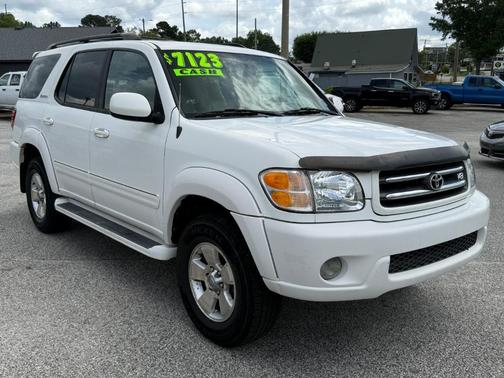 Natural White 2001 Toyota Sequoia Limited