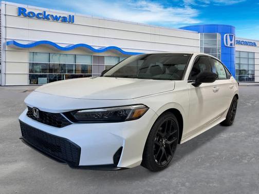 Platinum White Pearl 2026 Honda Civic Sport