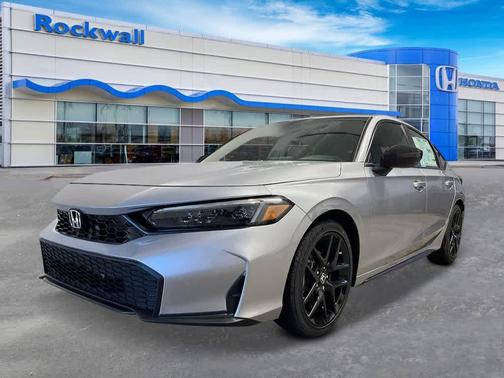 Solar Silver Metallic 2026 Honda Civic Sport
