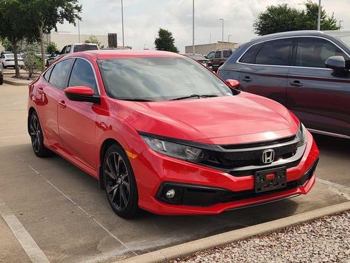 Rallye Red 2019 Honda Civic Sport