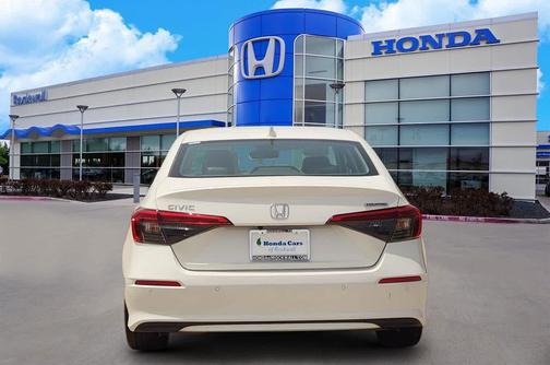 Platinum White Pearl 2024 Honda Civic Touring