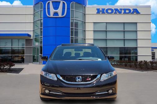 Black 2015 Honda Civic 4dr Man