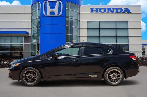 Black 2015 Honda Civic 4dr Man
