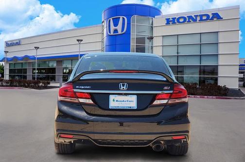 Black 2015 Honda Civic 4dr Man