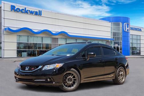 Black 2015 Honda Civic 4dr Man