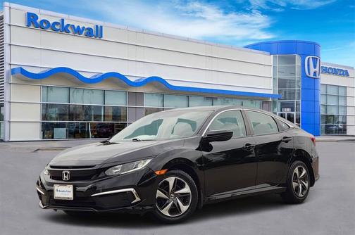 Crystal Black Pearl 2019 Honda Civic LX