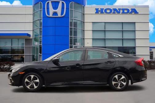 Crystal Black Pearl 2019 Honda Civic LX