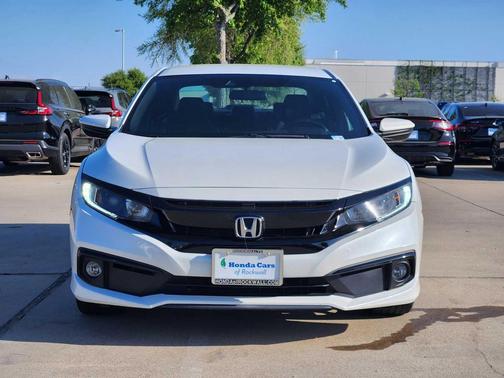 Platinum White Pearl 2021 Honda Civic Sport