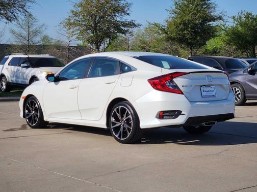 Platinum White Pearl 2021 Honda Civic Sport